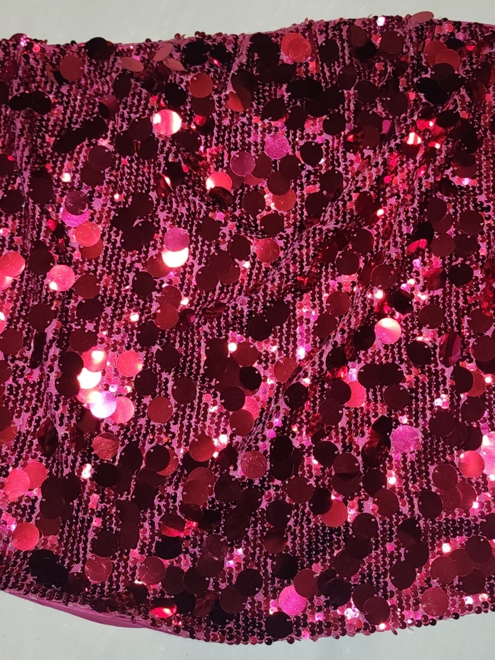 SHEIN Hot Pink Sequined Women’s Top